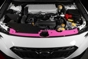 Subaru WRX Radiator Shroud - Perrin Performance - Hyper Pink - `22-`25 Subaru WRX Radiator Shroud - Perrin Performance - Hyper Pink - `22-`25